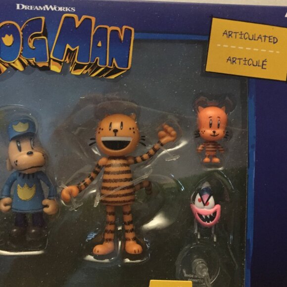 NEW Dog Man 2.5 Inch Action Figure Multipack Set - Picture 5 of 9